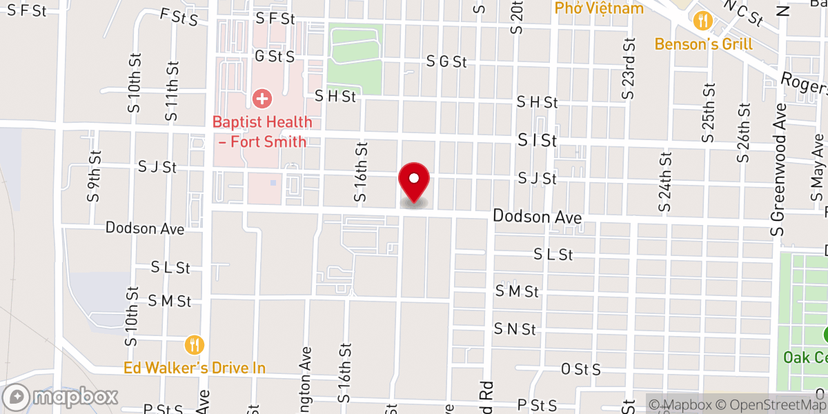 Map showing location of Iglesia La Casa Del Pan