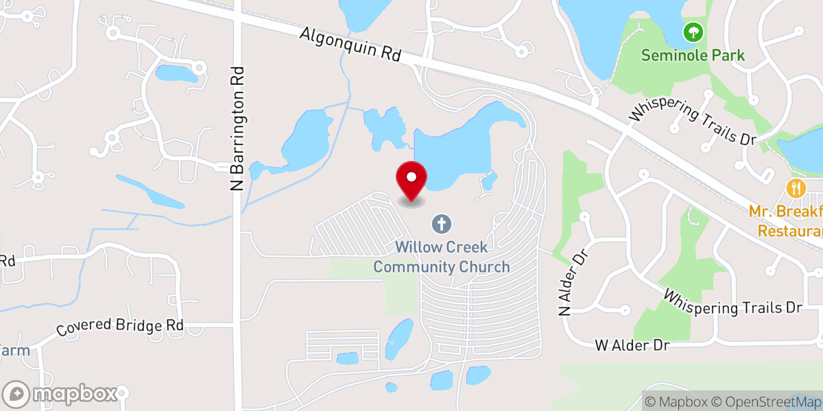 Map showing location of Willow Students