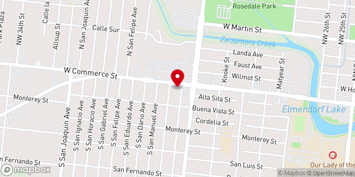 Map showing location of Religious Education Center