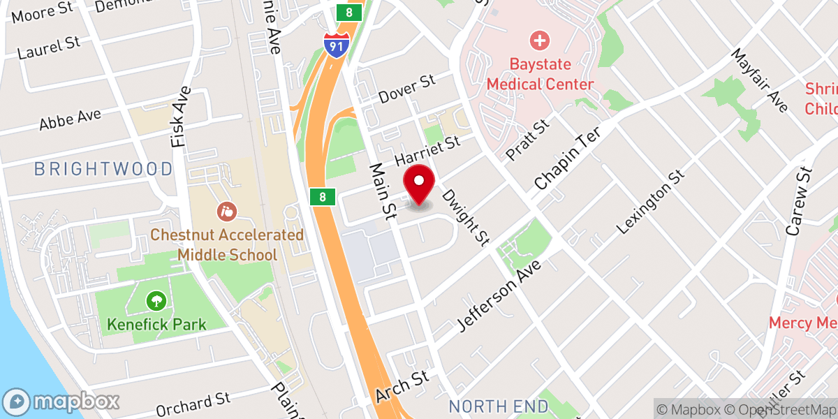 Map showing location of Iglesia Bautista La Nueva Jerusalem