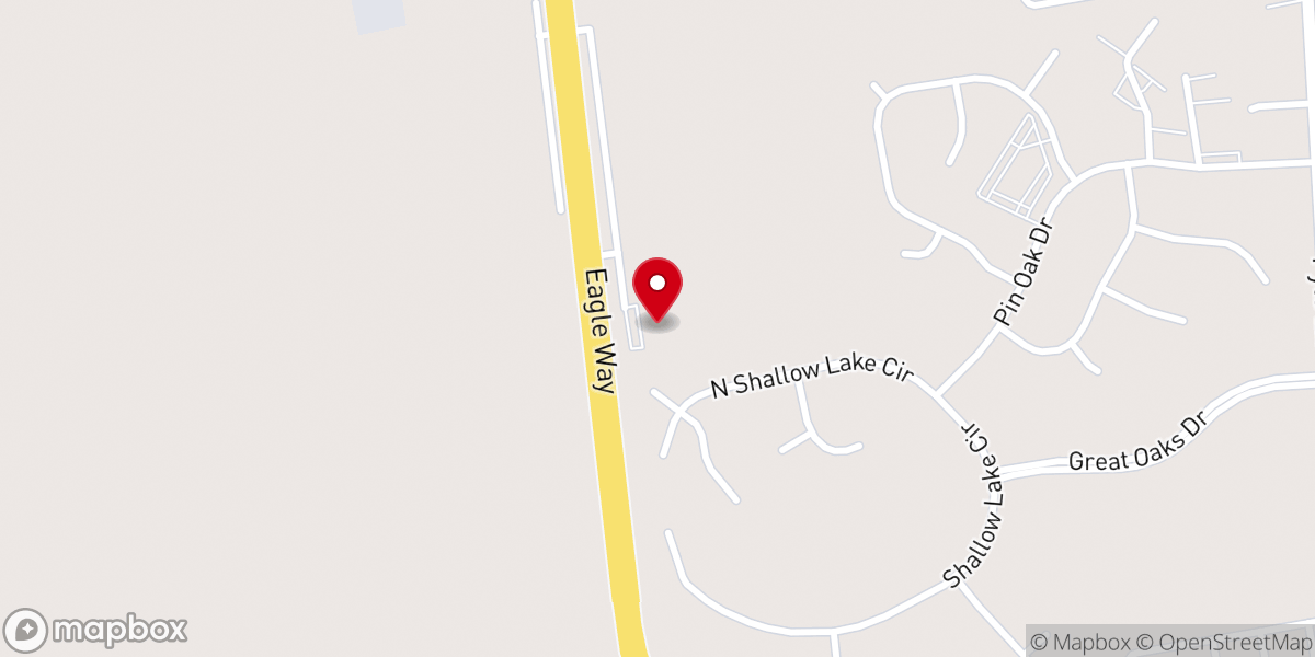 Map showing location of Eagle Way Church of Christ