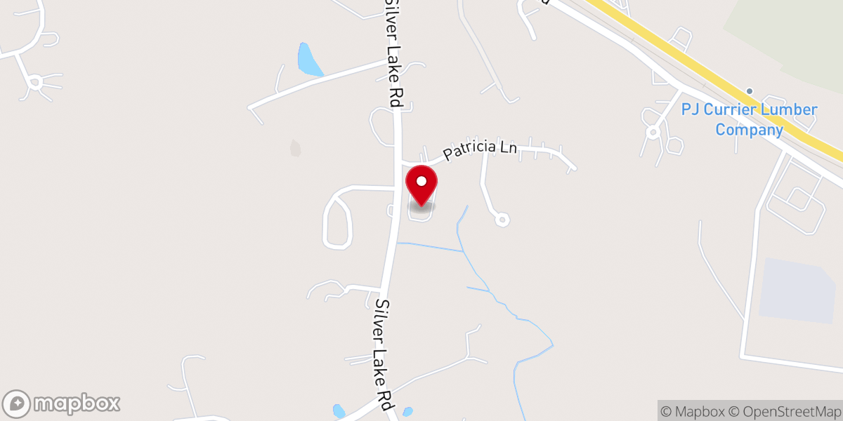 Map showing location of Souhegan Valley Christian Church