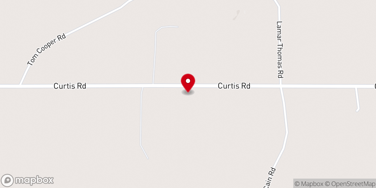 Map showing location of Missionary Baptist Church