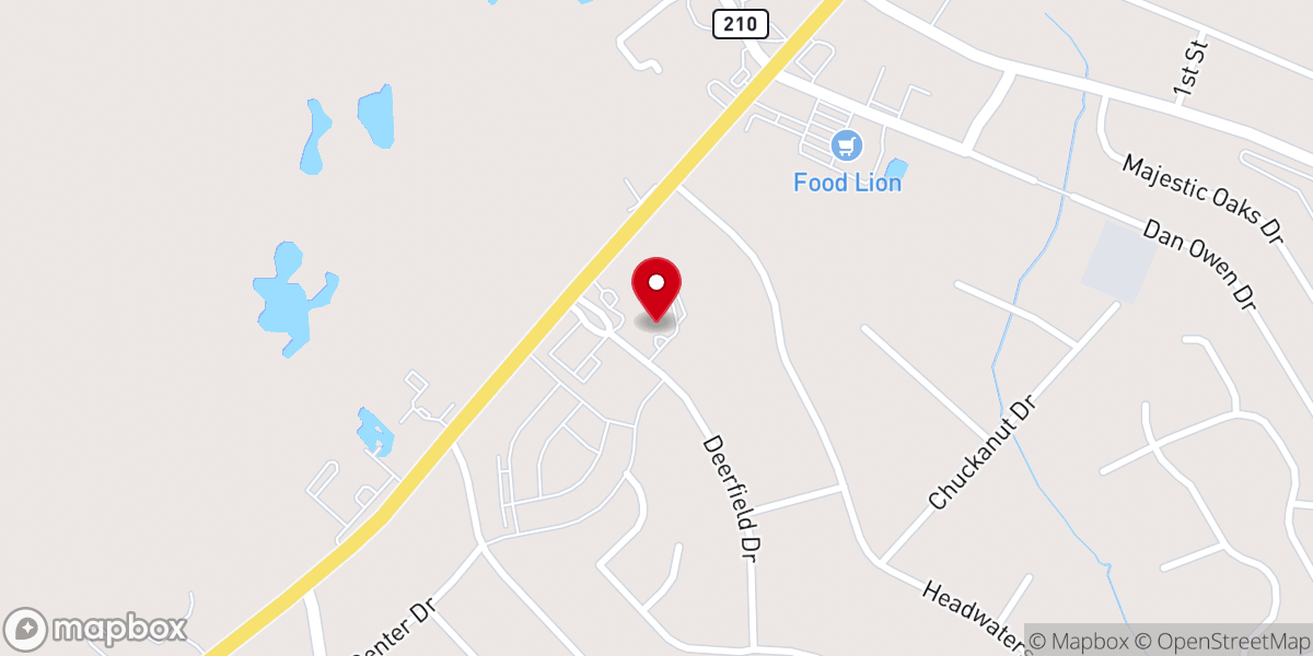 Map showing location of Holy Trinity Episcopal Church