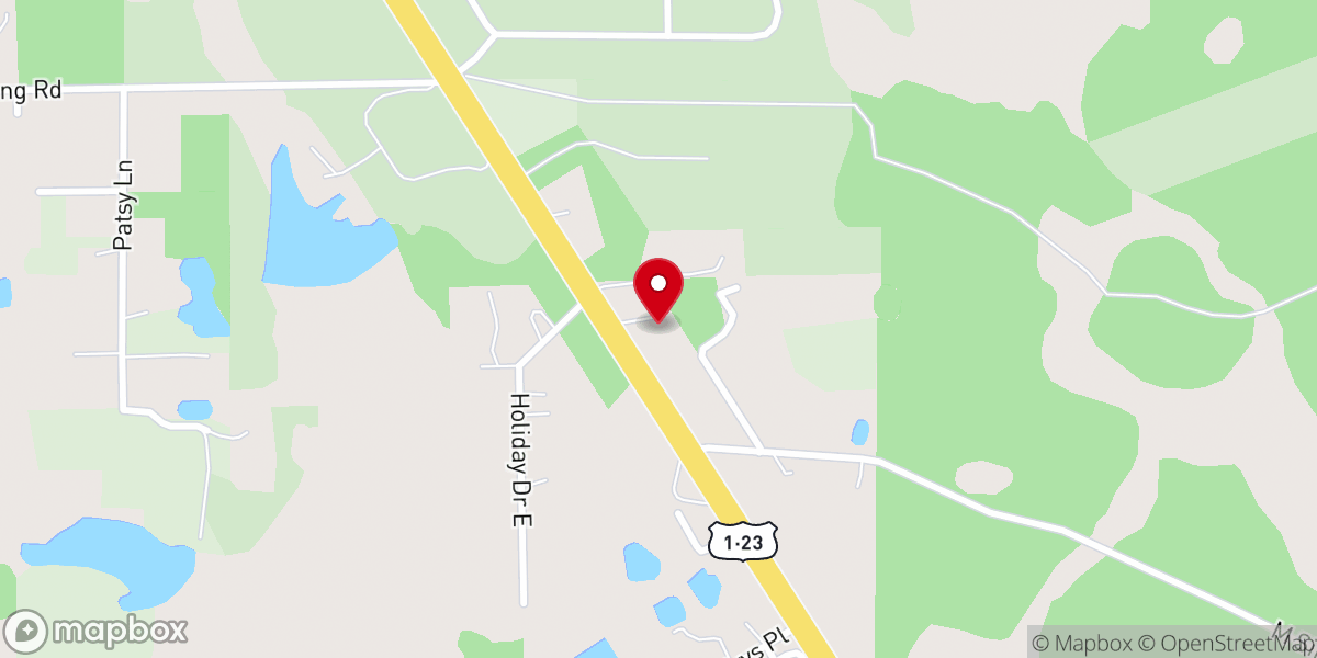 Map showing location of Kings Road Fellowship, Inc