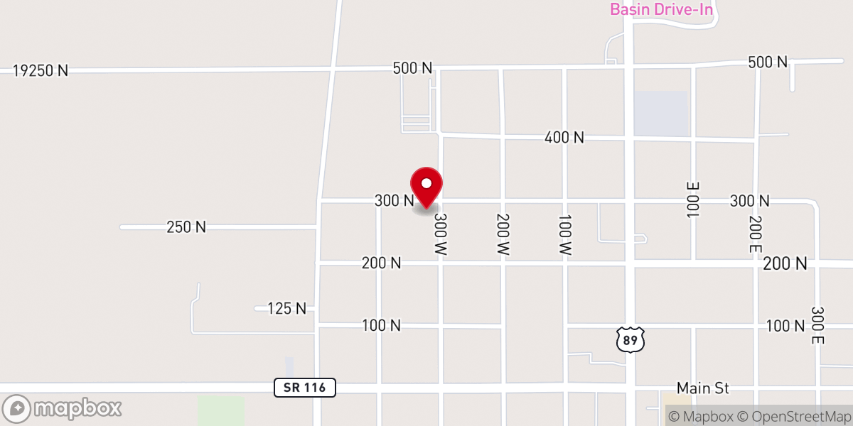 Map showing location of Don Parish Transportation LLC