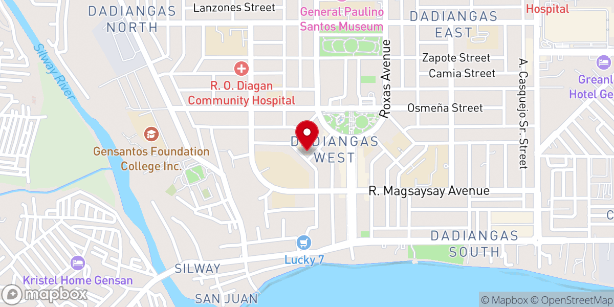 Map showing location of City Alliance Church