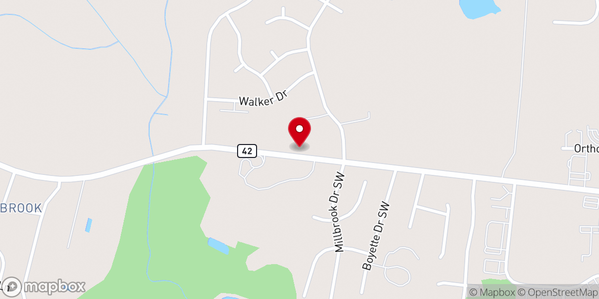 Map showing location of West Wilson Church of God