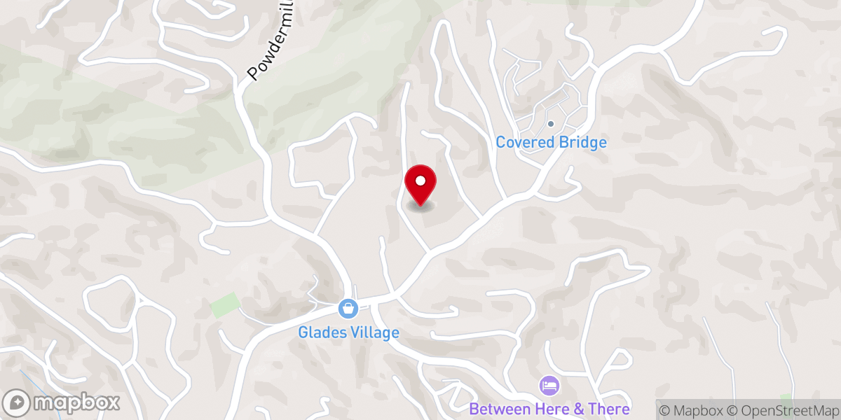 Map showing location of Glades Lebanon Baptist Church