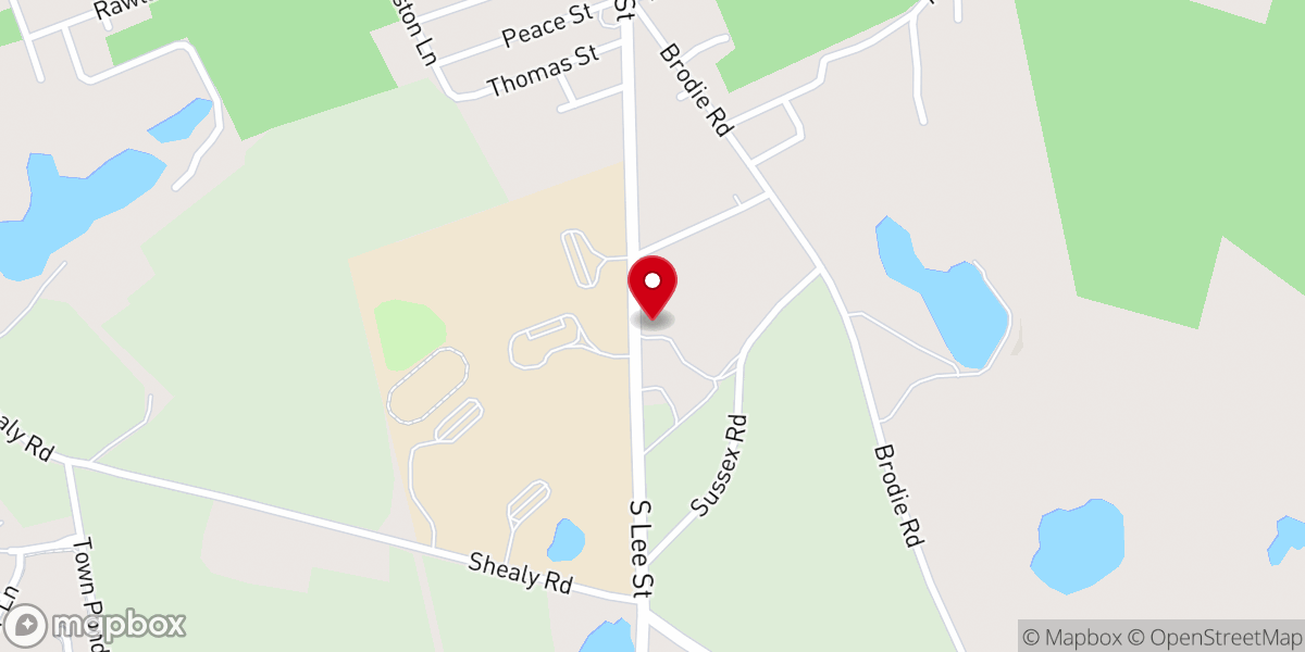 Map showing location of Calvary AME Church