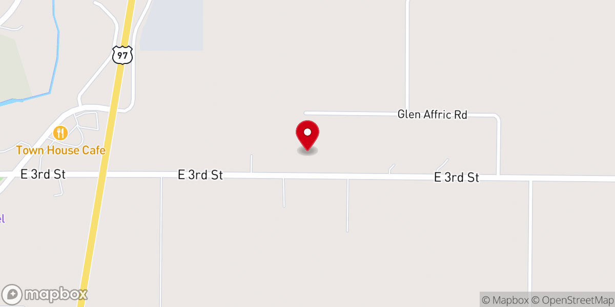 Map showing location of Goldendale Seventh-day Adventist Church