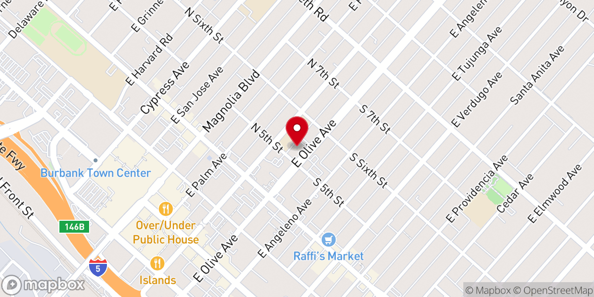 Map showing location of Revival Rains Church