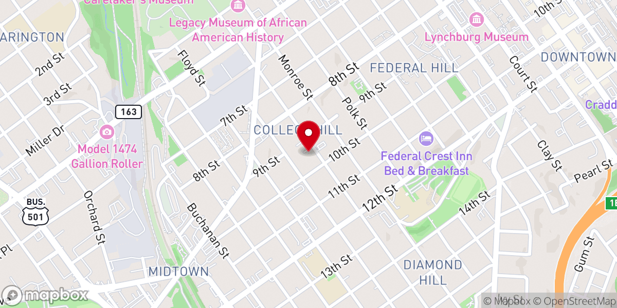 Map showing location of Smyrna Seventh Day Adventist Church