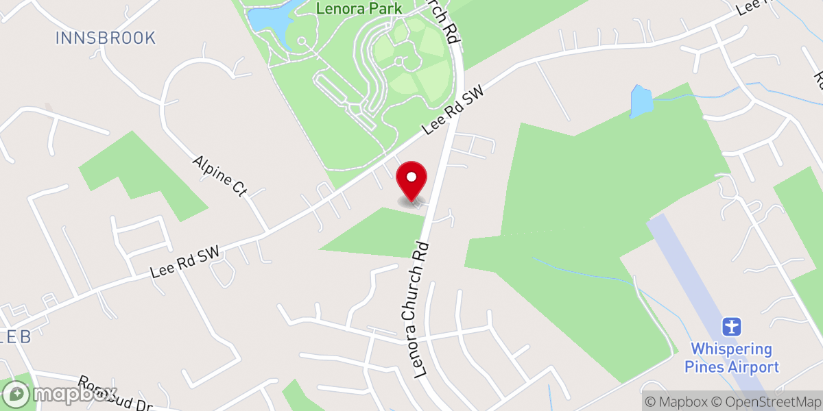 Map showing location of Hope Tabernacle Seventh-day Adventist Church