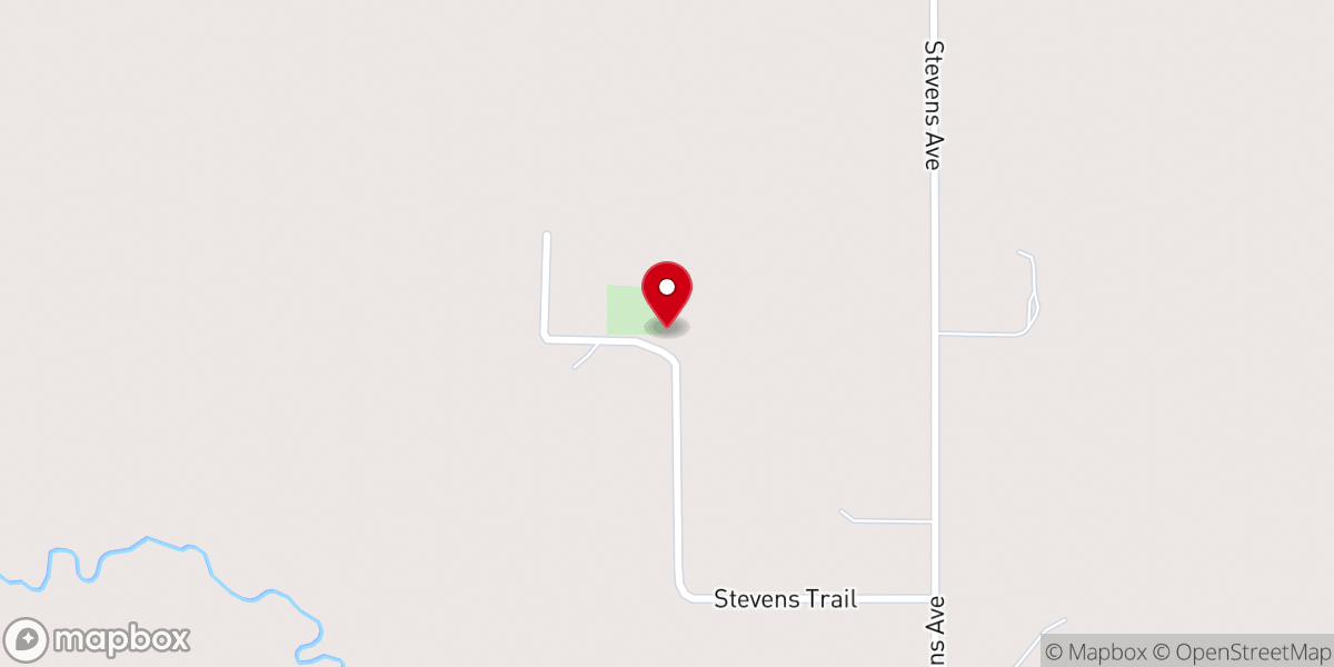 Map showing location of Saude Lutheran Church