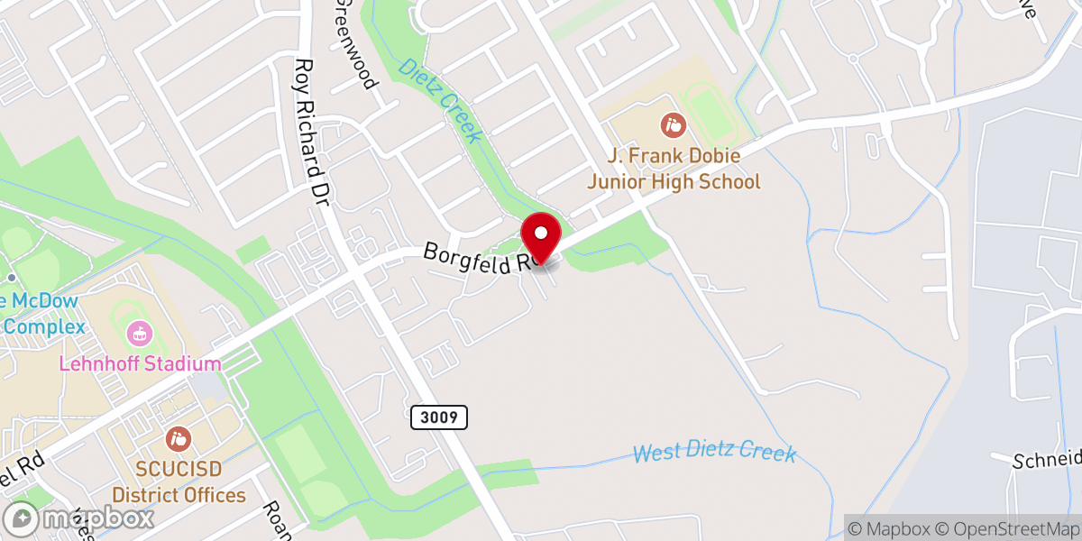 Map showing location of Grace Life Church
