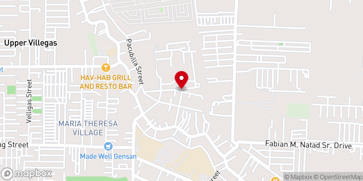 Map showing location of Mt. Calvary Baptist Church