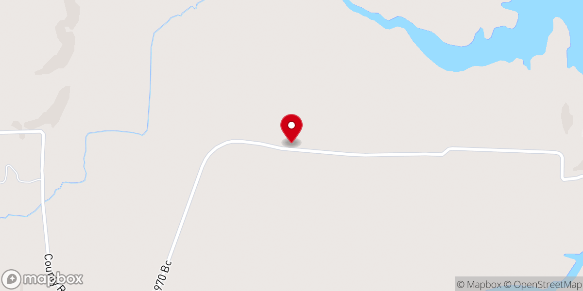 Map showing location of Spring Branch Church