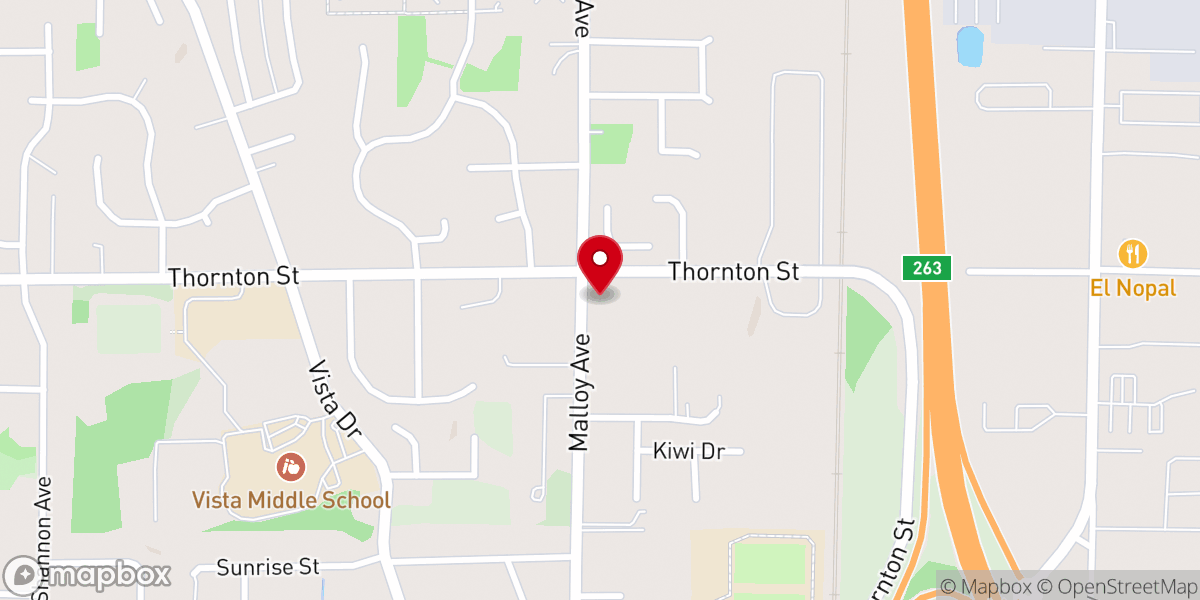 Map showing location of Jesus Christ Chief Cornerstone Ministry