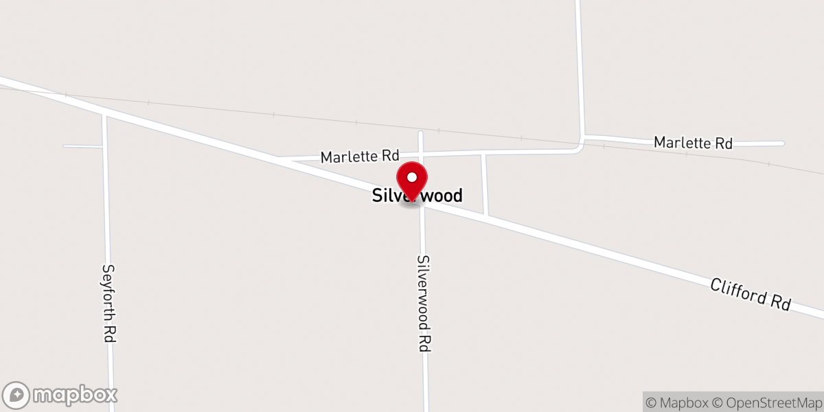 Map showing location of United Methodist Church