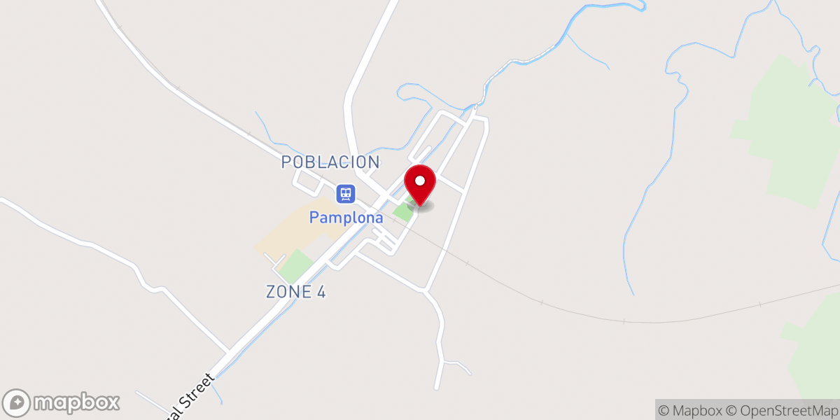 Map showing location of St. Michael the Archangel Parish Church - Poblacion, Pamplona, Camarines Sur (Diocese of Libmanan)