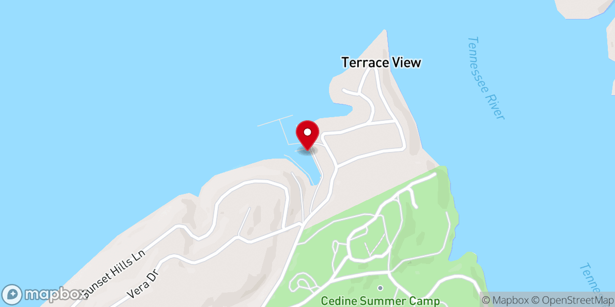 Map showing location of Terrace View Marina