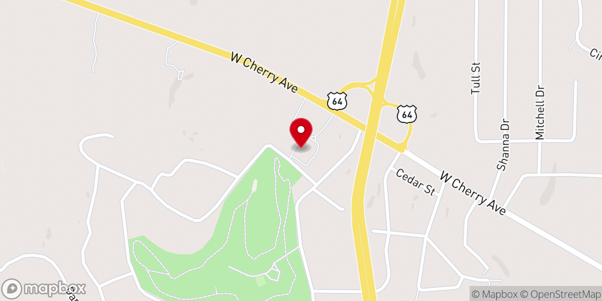 Map showing location of First United Methodist Church