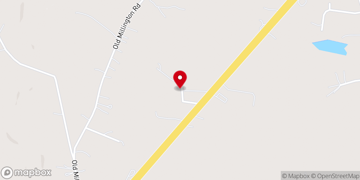 Map showing location of Church of God