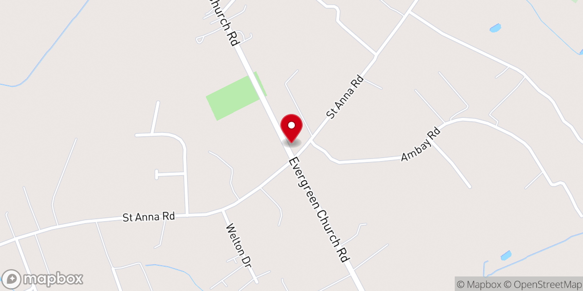 Map showing location of Union Chapel Holiness Methodist Church