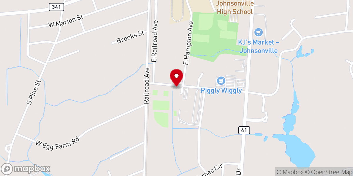 Map showing location of Nazareth AME Church