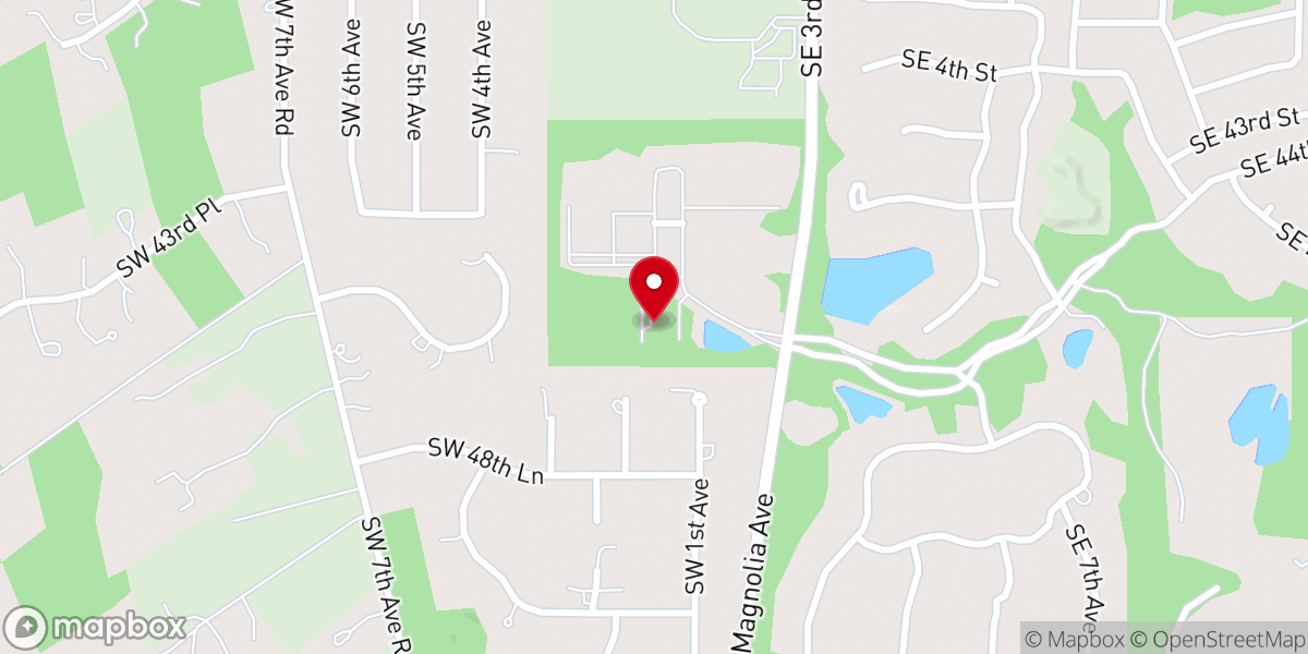 Map showing location of Christ the King Anglican Church
