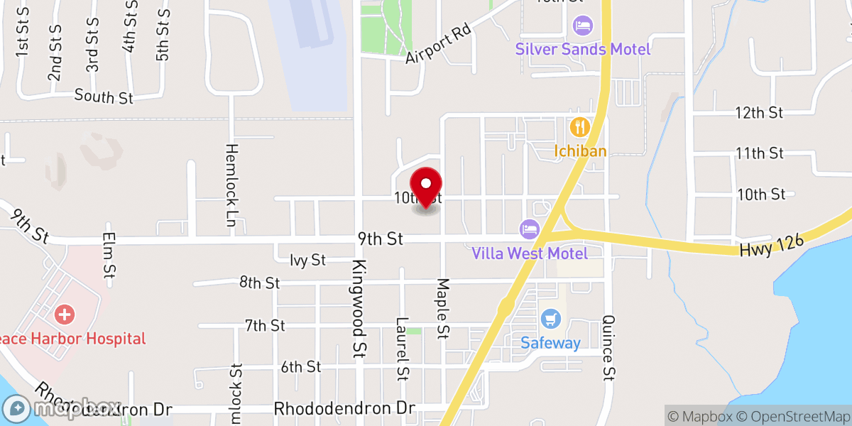 Map showing location of Cross Road Assembly of God