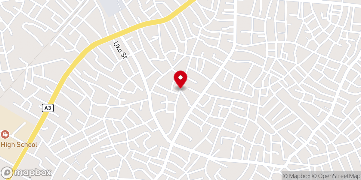 Map showing location of St Matthias Anglican Church