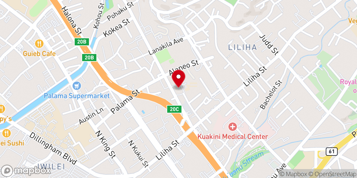 Map showing location of Co-Cathedral of Saint Theresa of the Child Jesus