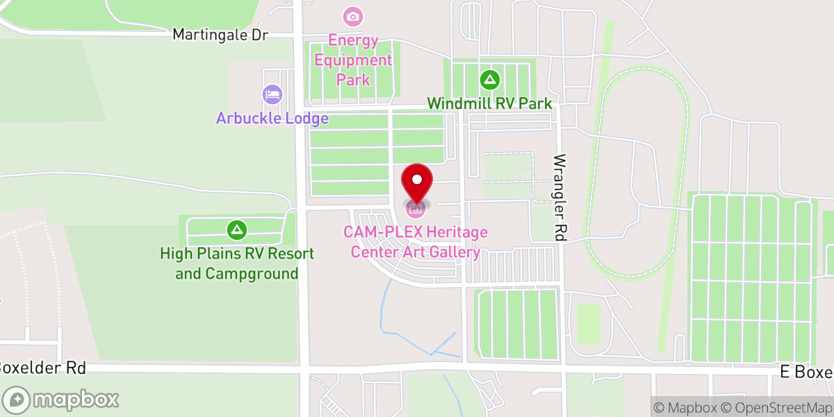 Map showing location of CAM-PLEX Multi-Event Facilities