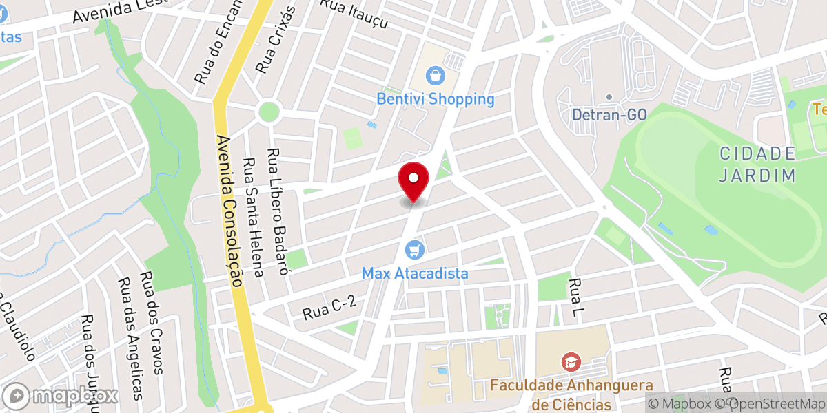 Map showing location of Igreja Universal - Cidade Jardim