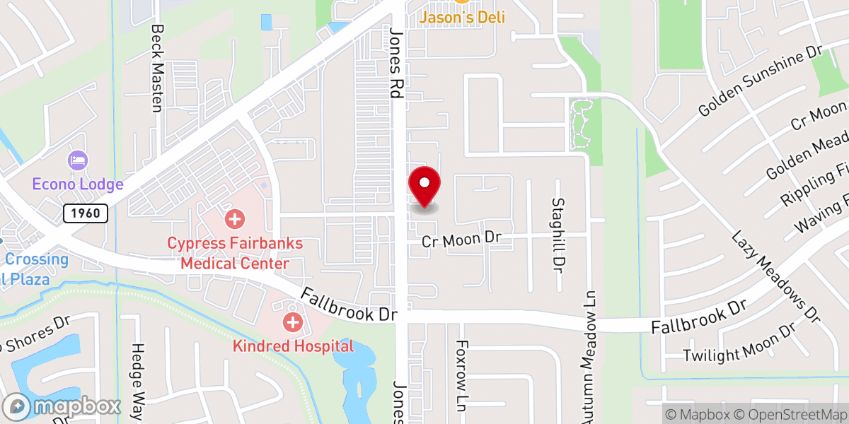 Map showing location of Father's House Church
