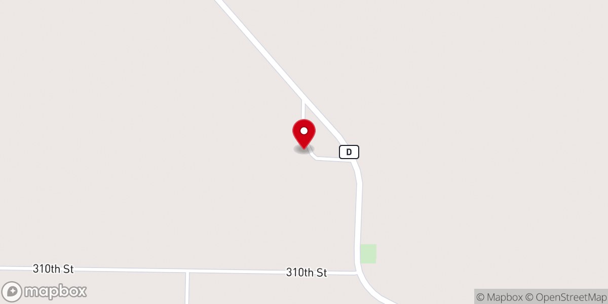 Map showing location of Mount Pleasant Baptist Church of Steffenville