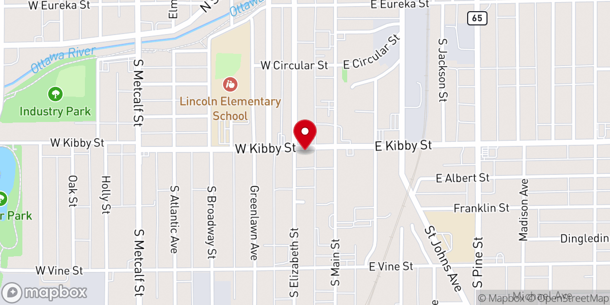 Map showing location of Future Church of Tomorrow