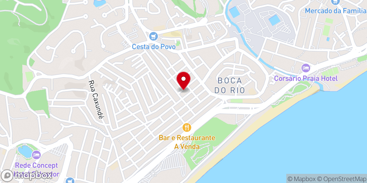 Map showing location of NIBS - Nova Igreja Batista do Salvador