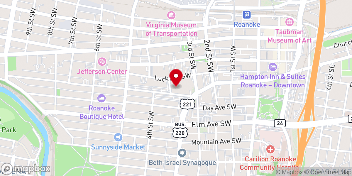 Map showing location of First Baptist Church Family Life