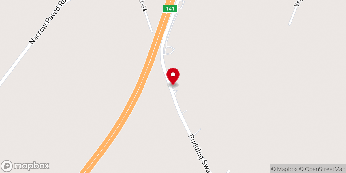 Map showing location of Asbury United Methodist Church