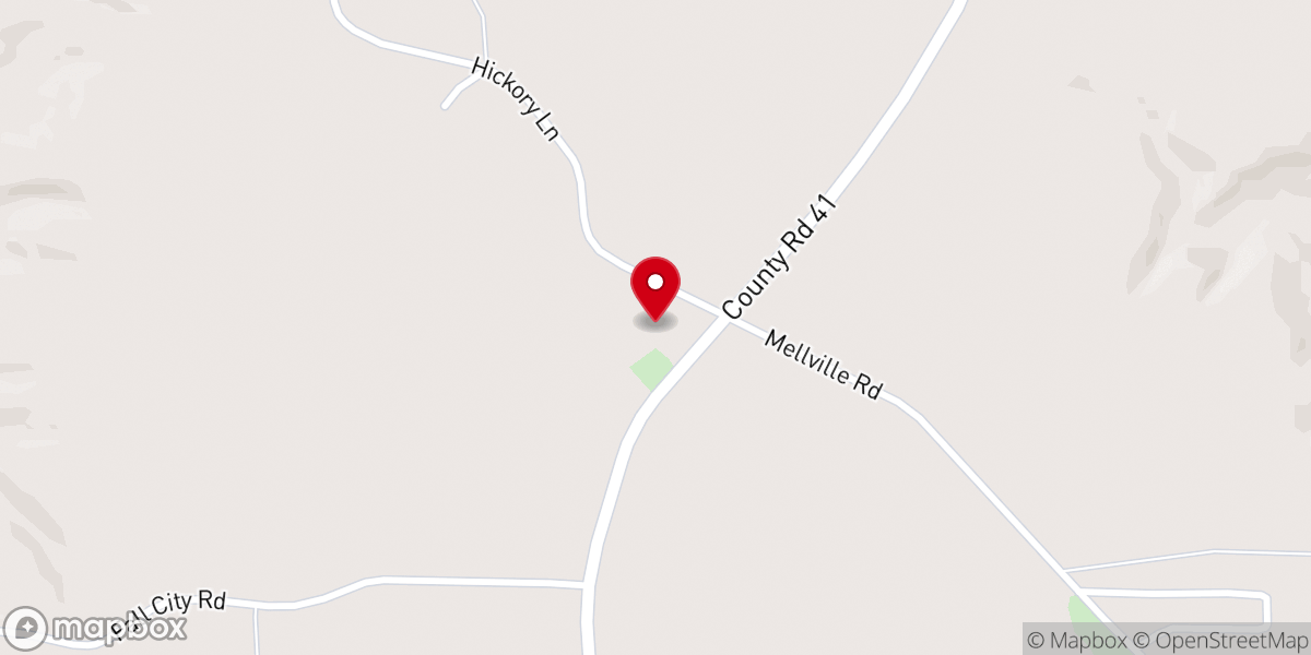 Map showing location of Arley First Baptist Church