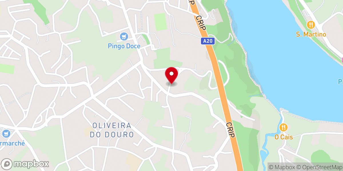 Map showing location of Igreja Adventista do Sétimo Dia de Oliveira do Douro