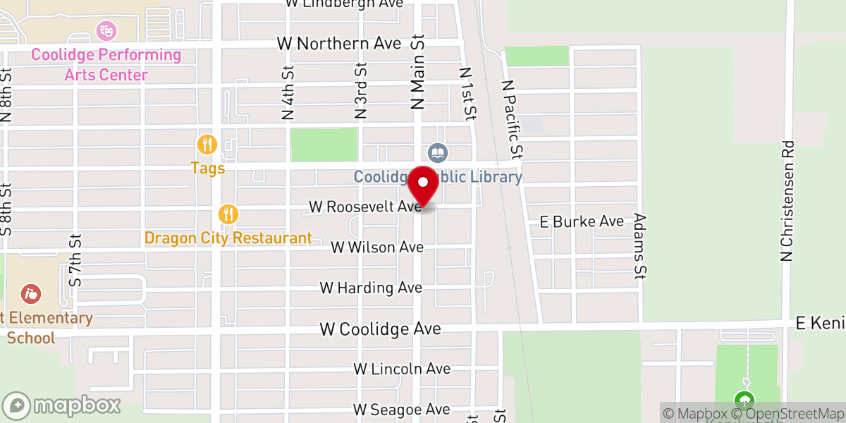 Map showing location of Reach Community Church