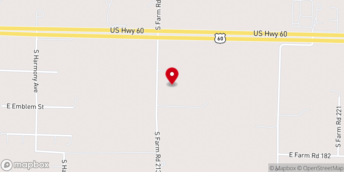 Map showing location of Catering Creations