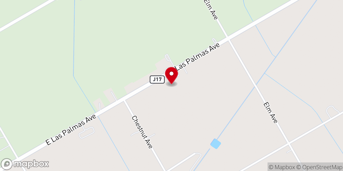 Map showing location of New Hope Church of the Nazarene