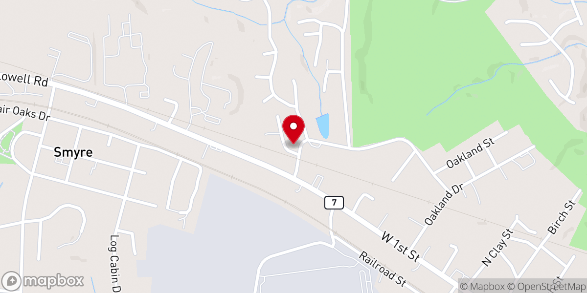 Map showing location of Reformation Orthodox Presbyterian Church