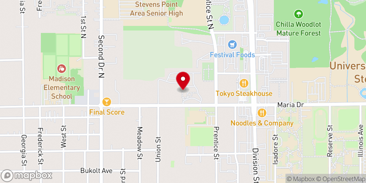 Map showing location of Saint Joseph Convent