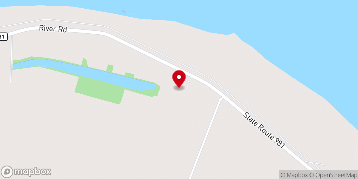 Map showing location of Pointe Coupee Parish Detention Center